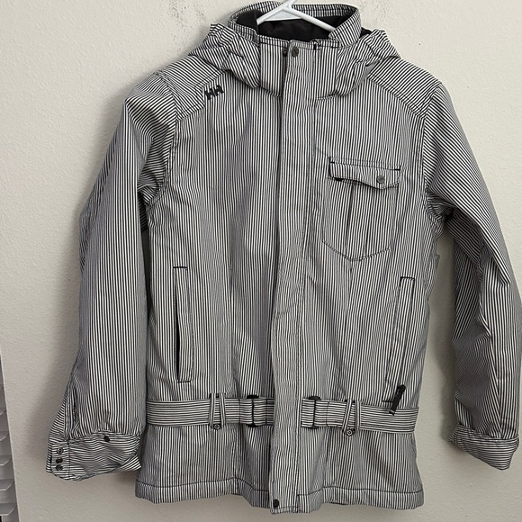 Striped winter helly Hansen Jacket - Picture 1 of 9